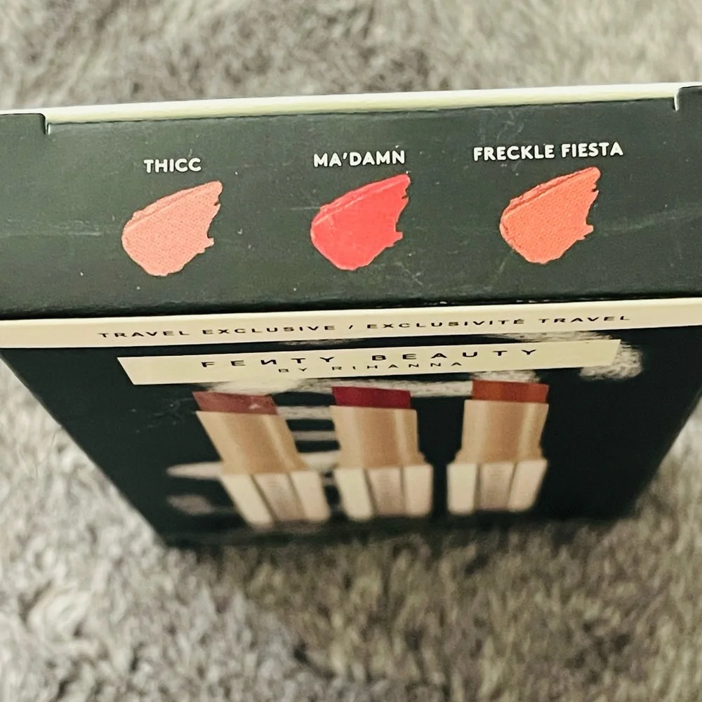 *RARE* Fenty Beauty Mattemoiselle Trio Plush Matte Lipstick Set